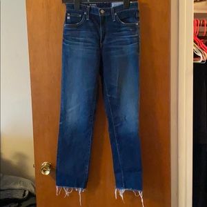 AG Denim Straight Leg Jeans